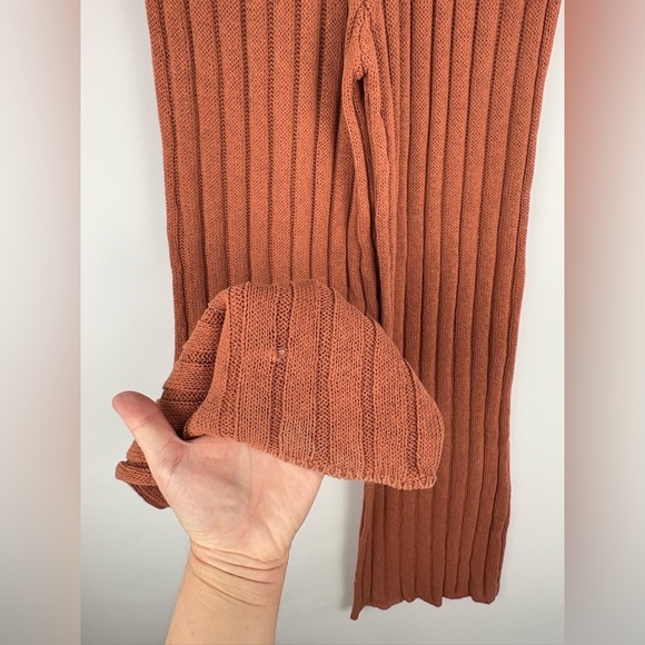 Free People Imogene Sweater Set In Salmon Rust - Picture 12 of 15